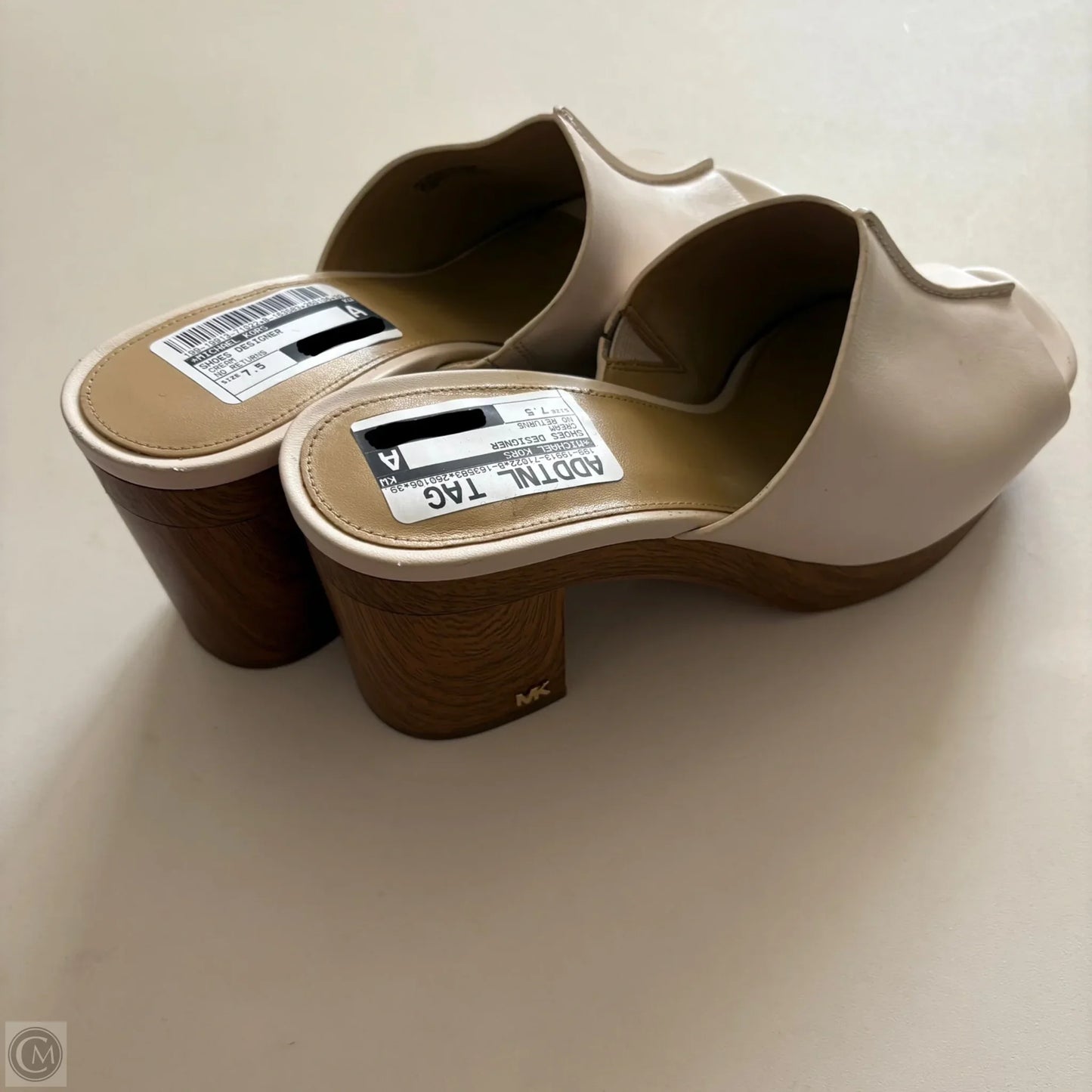 Shoes Designer By Michael Kors In Cream, Size: 7.5