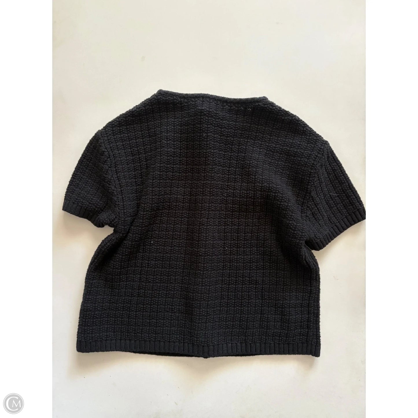 Sweater Cardigan By H&m In Black, Size: L