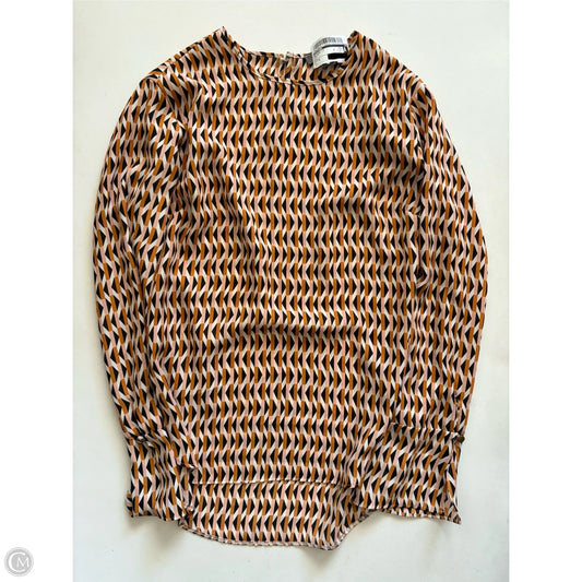 Blouse Long Sleeve By Primark In Multi-colored, Size: S