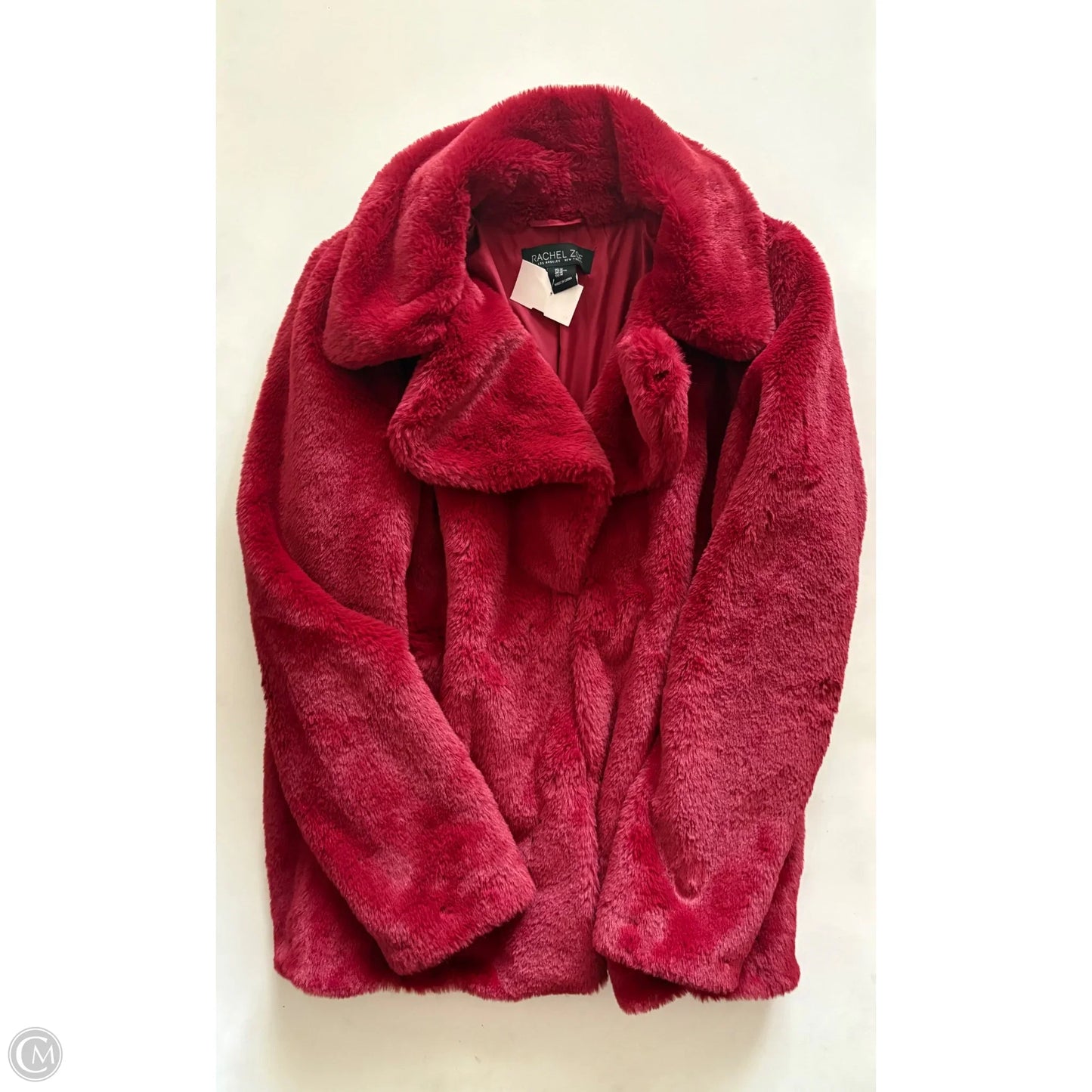 Coat Faux Fur & Sherpa By Rachel Zoe In Rose Gold, Size: M