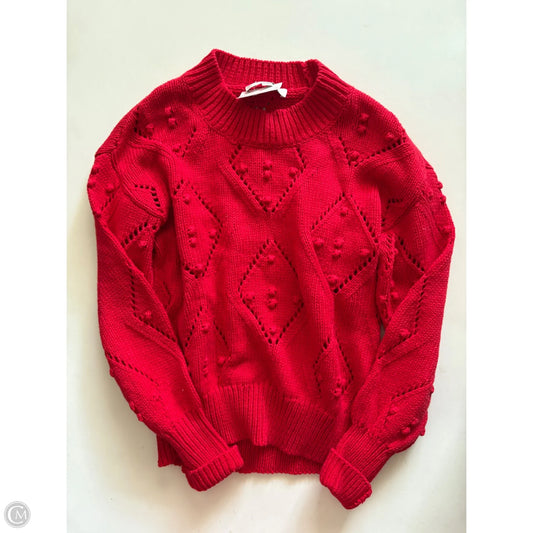 Sweater By Loft In Red, Size: M