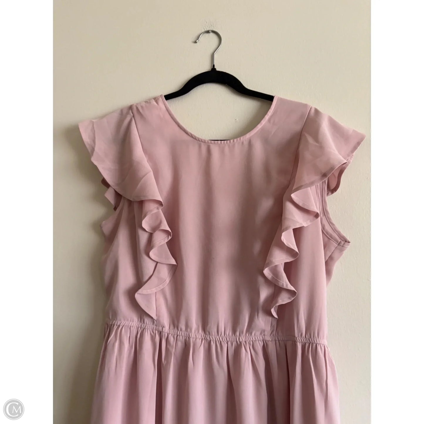 Dress Casual Midi By Kancy Kole In Pink, Size: Xl