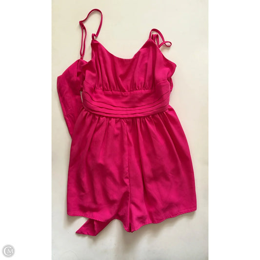 Romper By Do + Be In Pink, Size: L