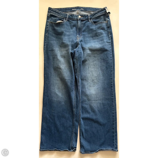 Jeans Wide Leg By Old Navy In Blue, Size: 14