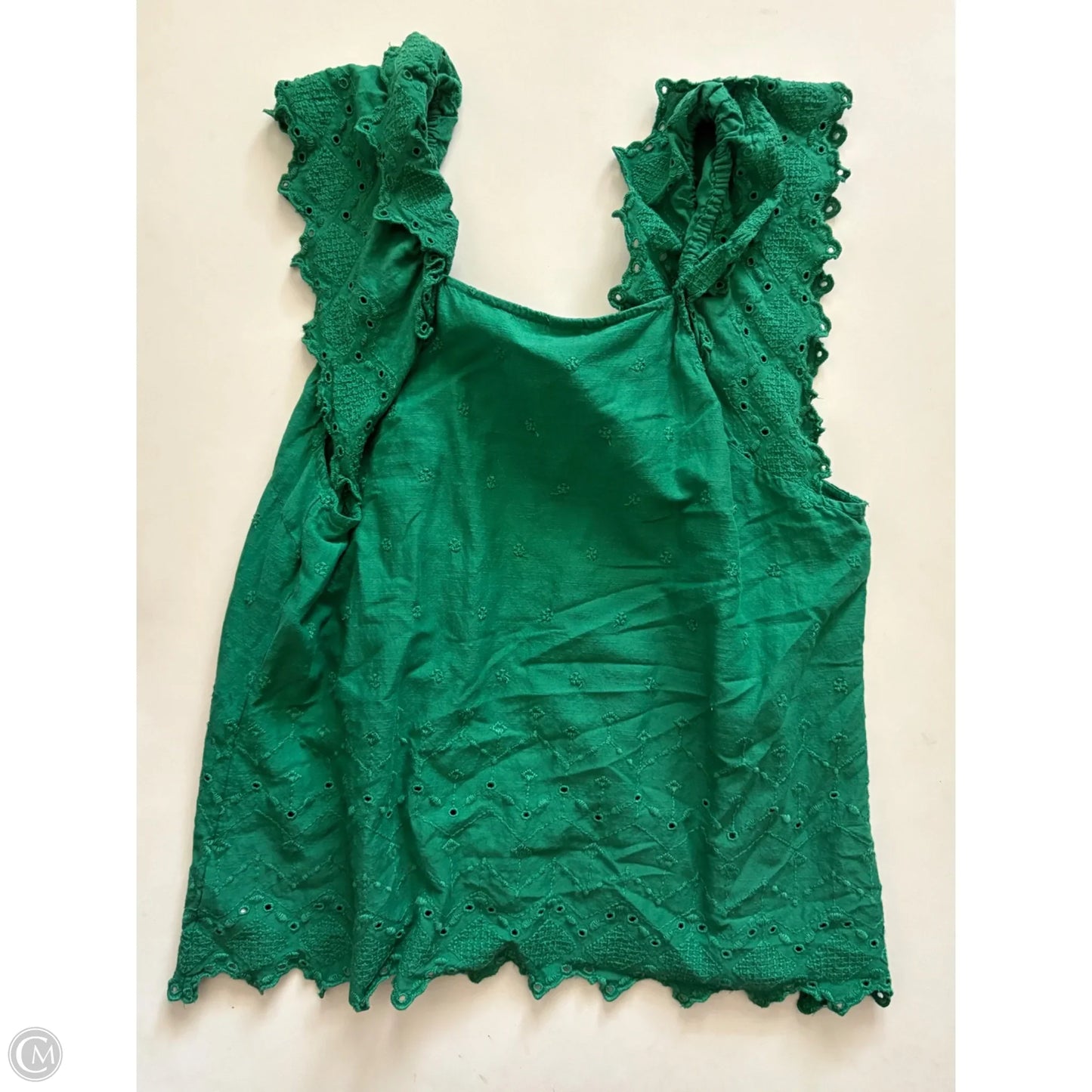 Top Short Sleeve By Old Navy In Green, Size: L