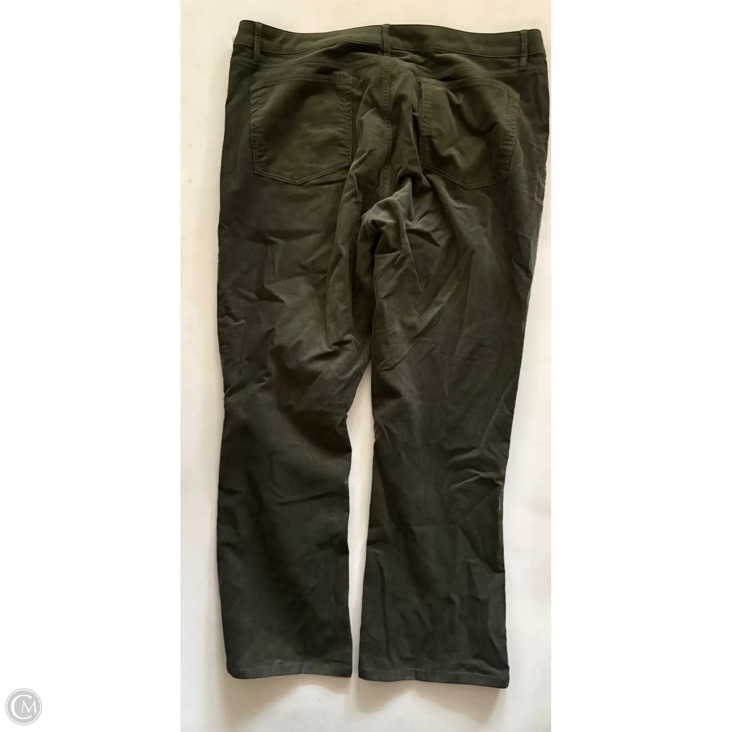Pants Corduroy By Loft In Green, Size: 18