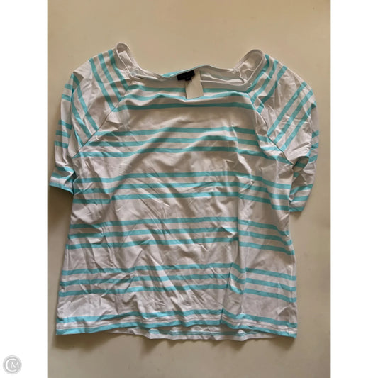 Top Long Sleeve By Talbots In Striped Pattern, Size: Xl