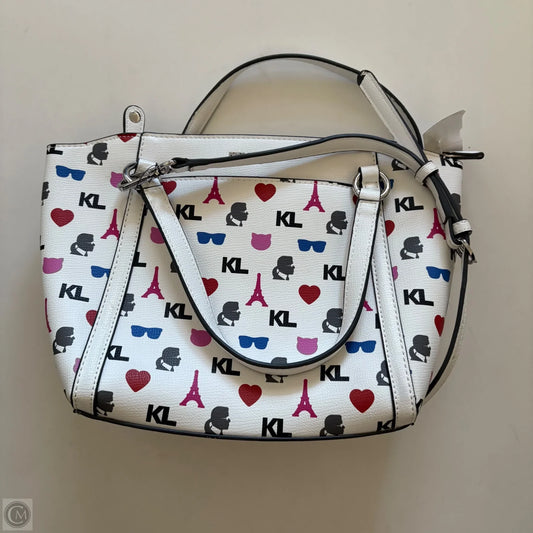 Handbag Designer By Karl Lagerfeld, Size: Medium