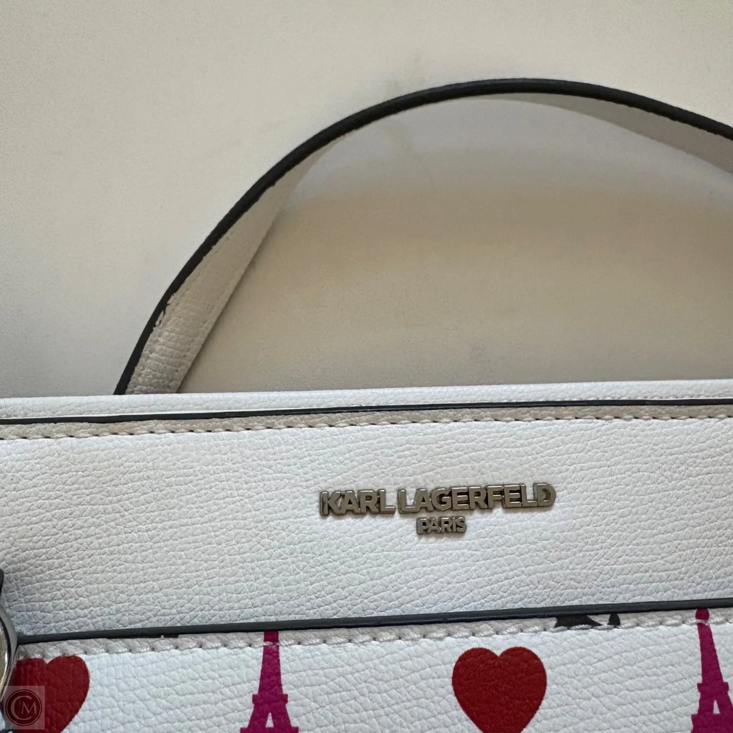 Handbag Designer By Karl Lagerfeld, Size: Medium