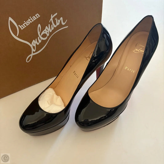 Shoes Luxury Designer By Christian Louboutin In Black, Size: 9