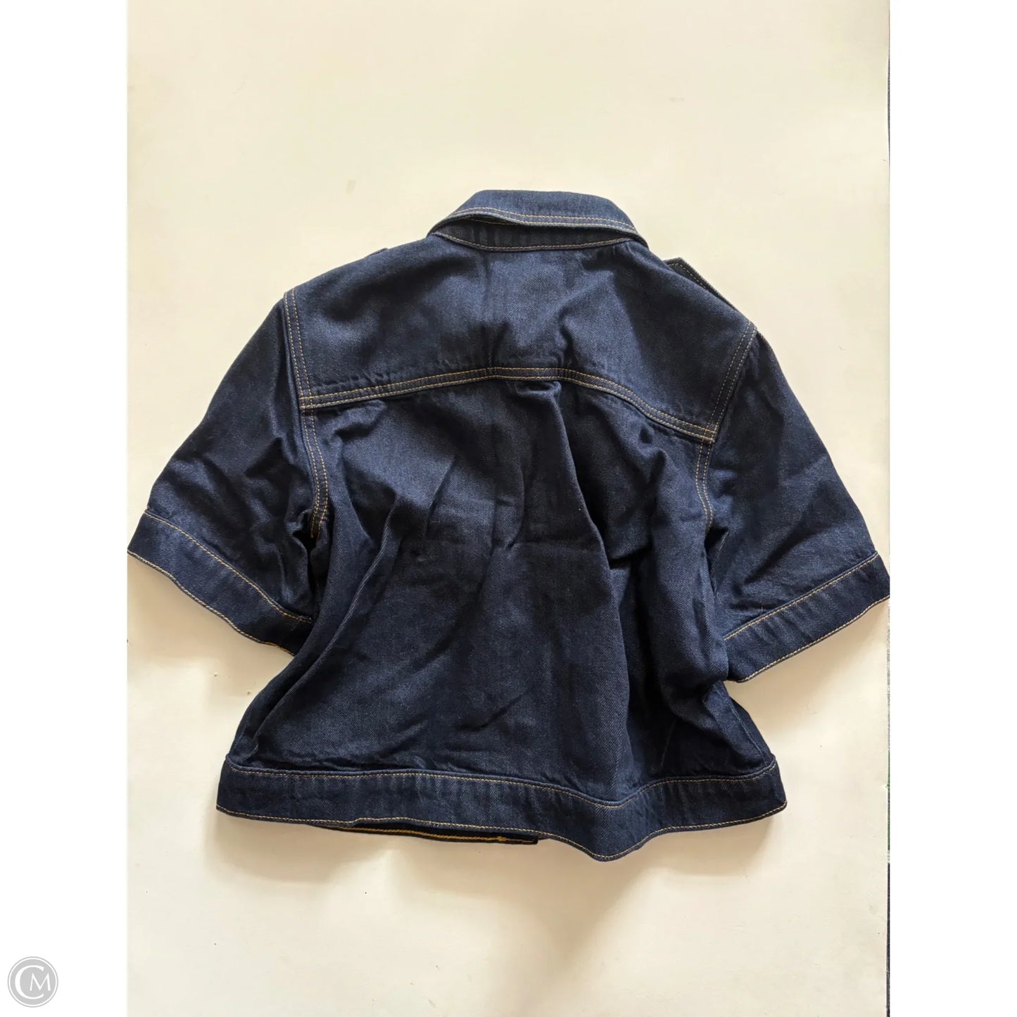 Jacket Denim By Loft In Blue, Size: Xs