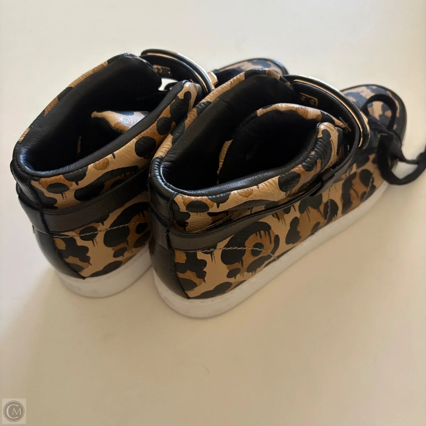 Shoes Designer By Coach In Animal Print, Size: 8.5