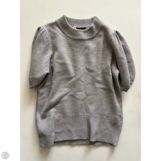 Sweater Short Sleeve By French Connection In Grey, Size: M