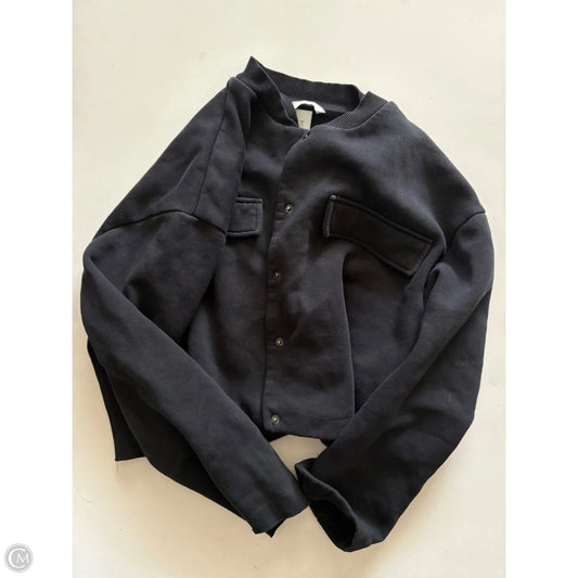 Jacket Fleece By H&m In Black, Size: L