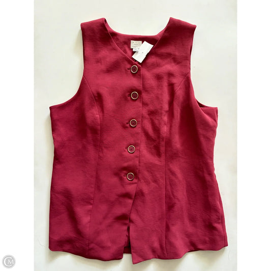 Vest Other By A New Day In Red, Size: L