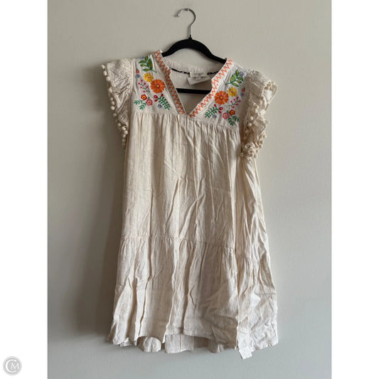 Dress Casual Midi By Umgee In Cream, Size: M
