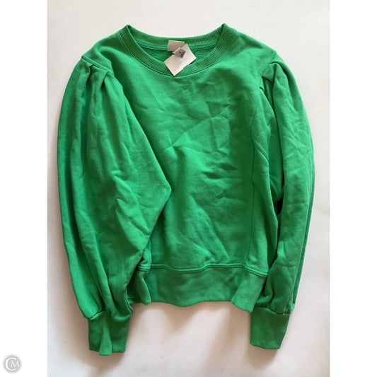 Sweatshirt Crewneck By A New Day In Green, Size: M