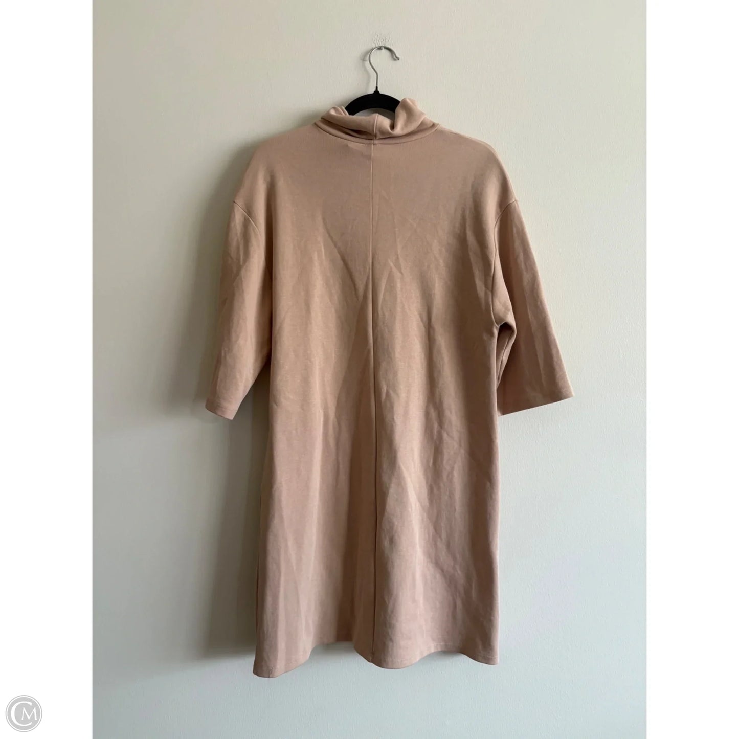 Dress Casual Midi By Zara In Tan, Size: M