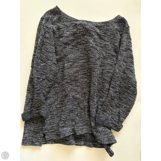 Top Long Sleeve By Croft And Barrow In Black, Size: 1x
