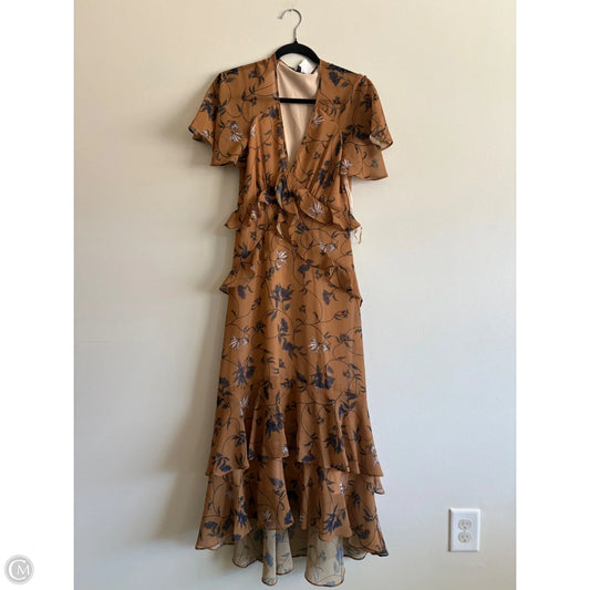 Dress Casual Maxi By Gianni Bini In Floral Print, Size: Xs