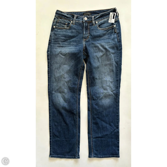 Jeans Straight By Silver In Blue, Size: 12