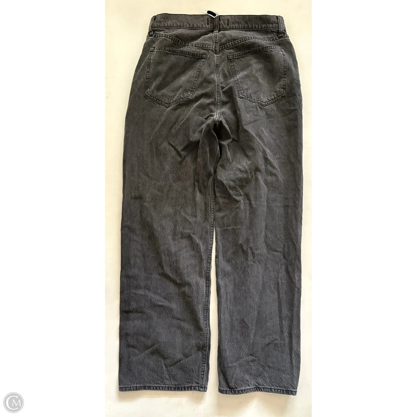 Jeans Wide Leg By Abercrombie And Fitch In Black, Size: 10