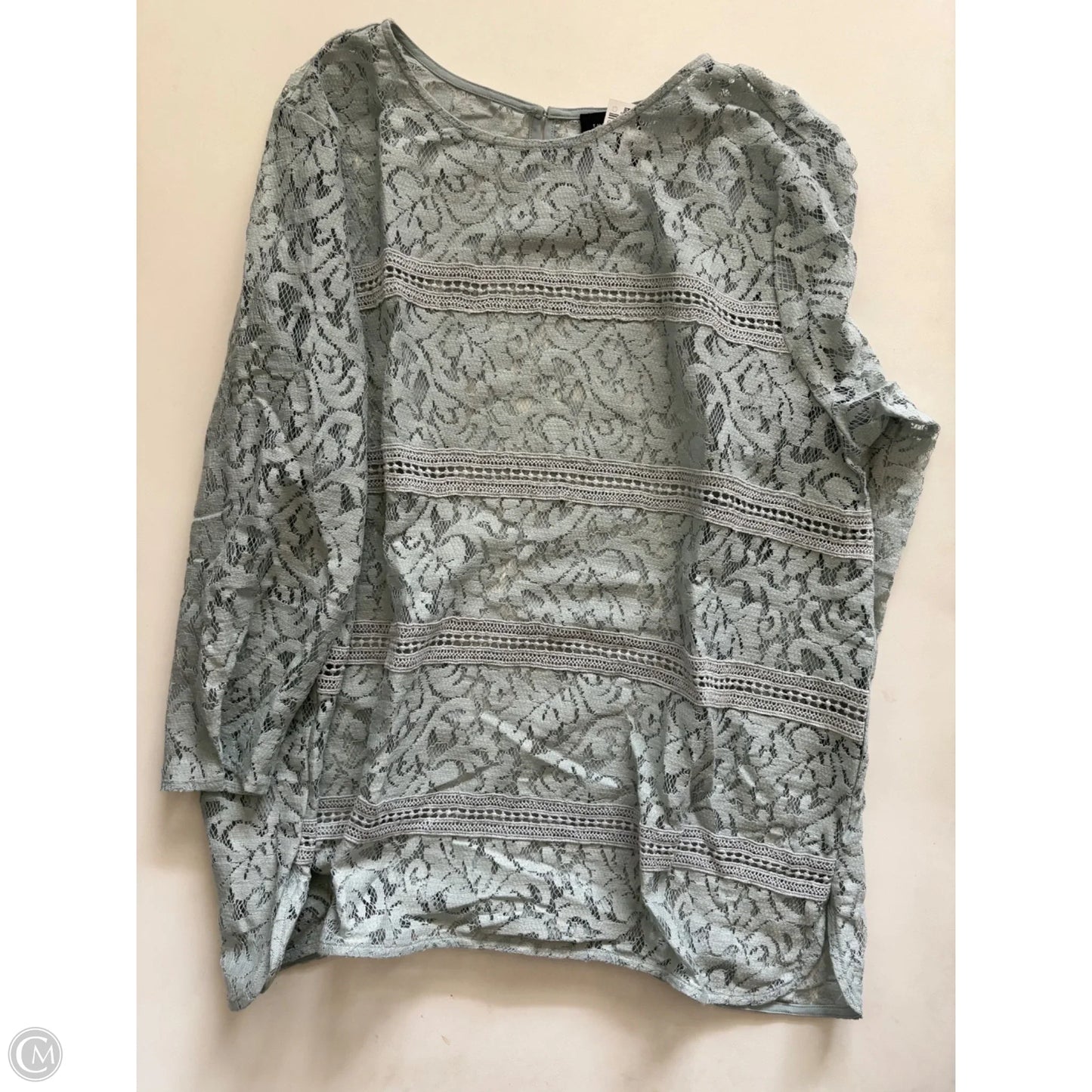 Top Long Sleeve By Limited In Blue, Size: Xl