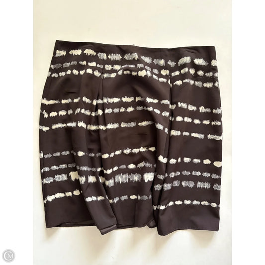 Skirt Midi By Simply Vera In Brown, Size: 14