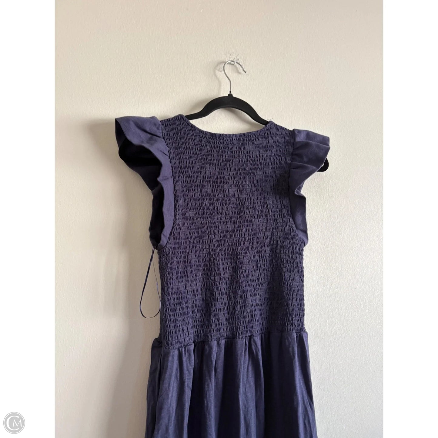 Dress Casual Maxi By Lucky Brand In Navy, Size: M