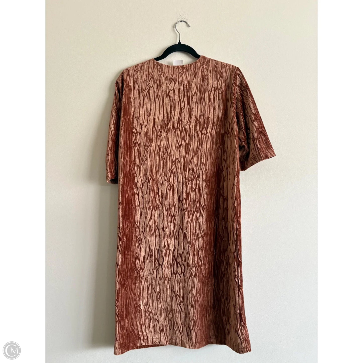 Dress Casual Midi By Zara In Brown, Size: M