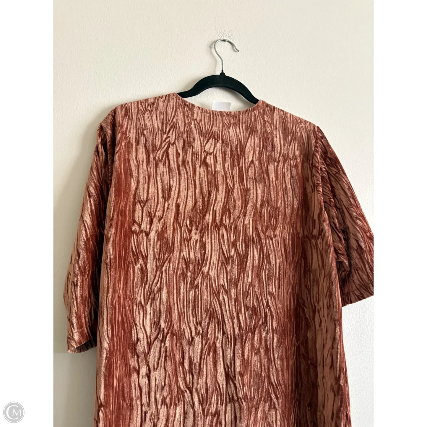 Dress Casual Midi By Zara In Brown, Size: M