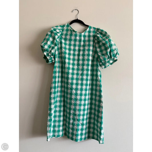 Dress Casual Midi By A New Day In Plaid Pattern, Size: M