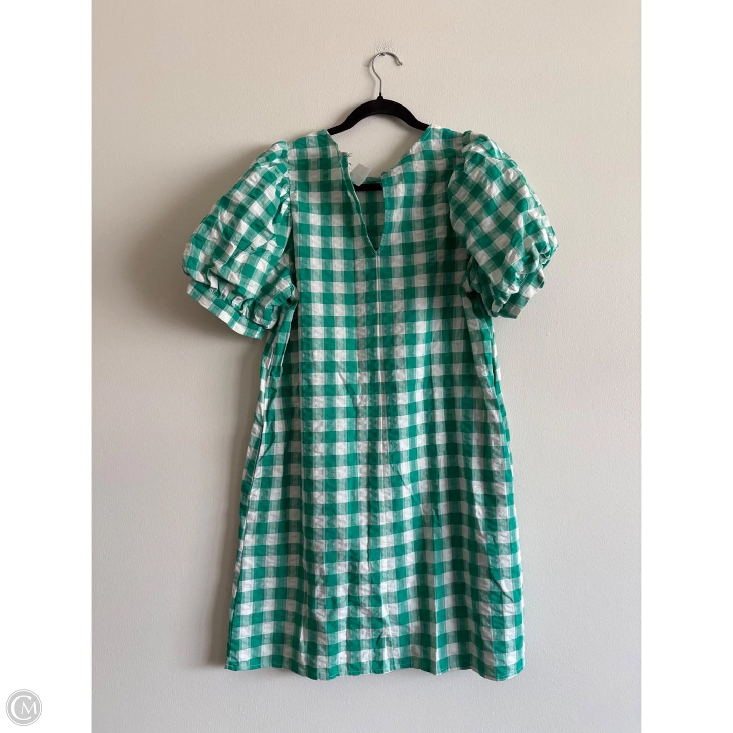Dress Casual Midi By A New Day In Plaid Pattern, Size: M
