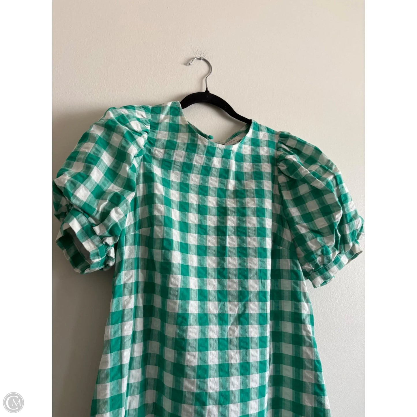 Dress Casual Midi By A New Day In Plaid Pattern, Size: M