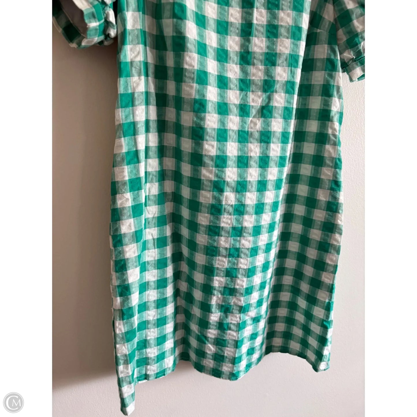 Dress Casual Midi By A New Day In Plaid Pattern, Size: M