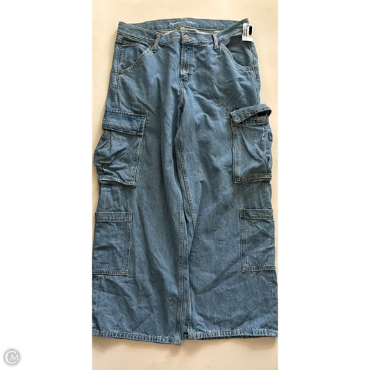 Jeans Wide Leg By Old Navy In Blue, Size: 12