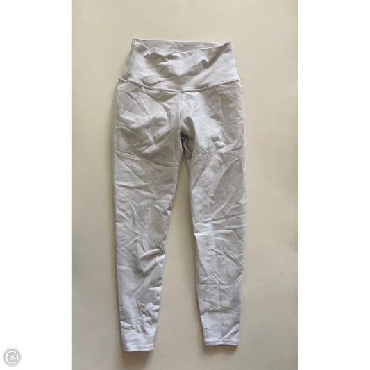 Athletic Leggings By Alo In White, Size: Xs