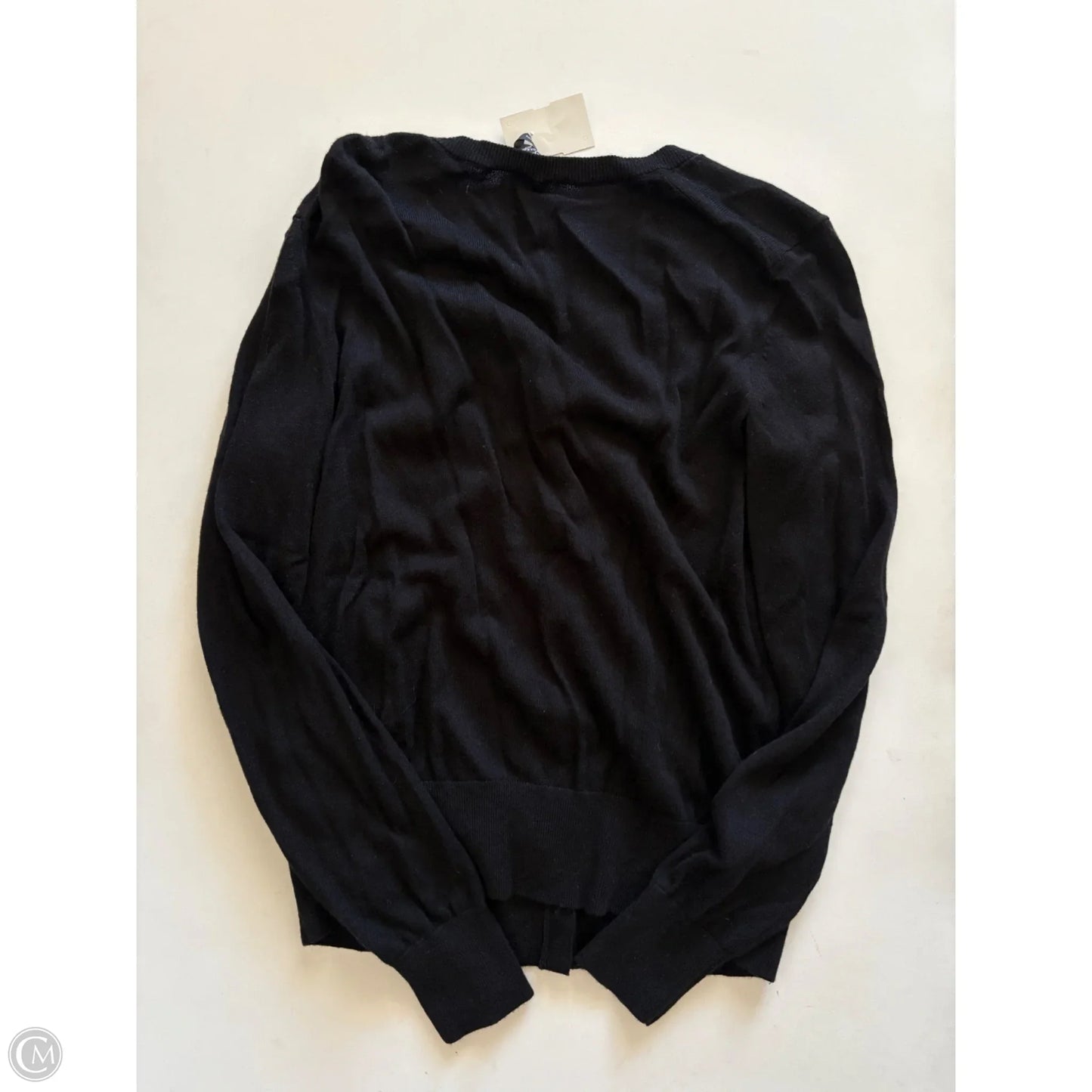 Sweater Cardigan Designer By Kate Spade In Black, Size: Xs