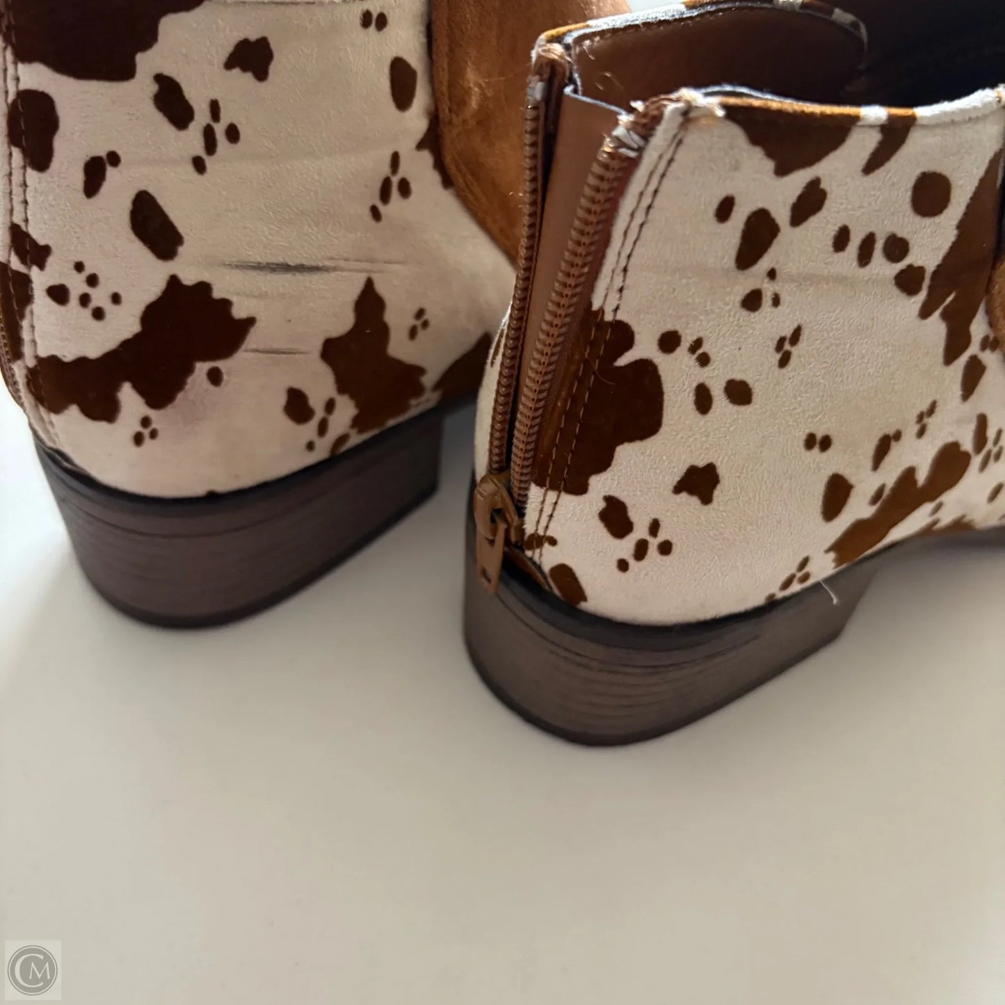 Boots Ankle Heels By Pierre Dumas In Animal Print, Size: 9