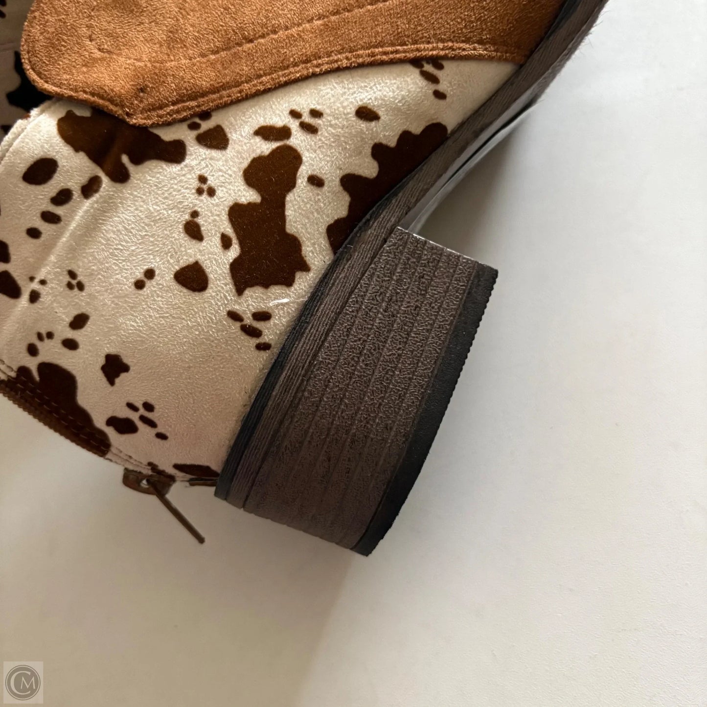 Boots Ankle Heels By Pierre Dumas In Animal Print, Size: 9