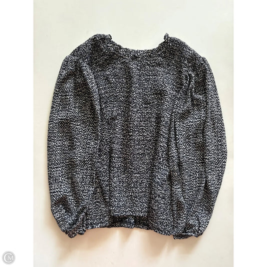 Blouse Long Sleeve By Express In Black, Size: M