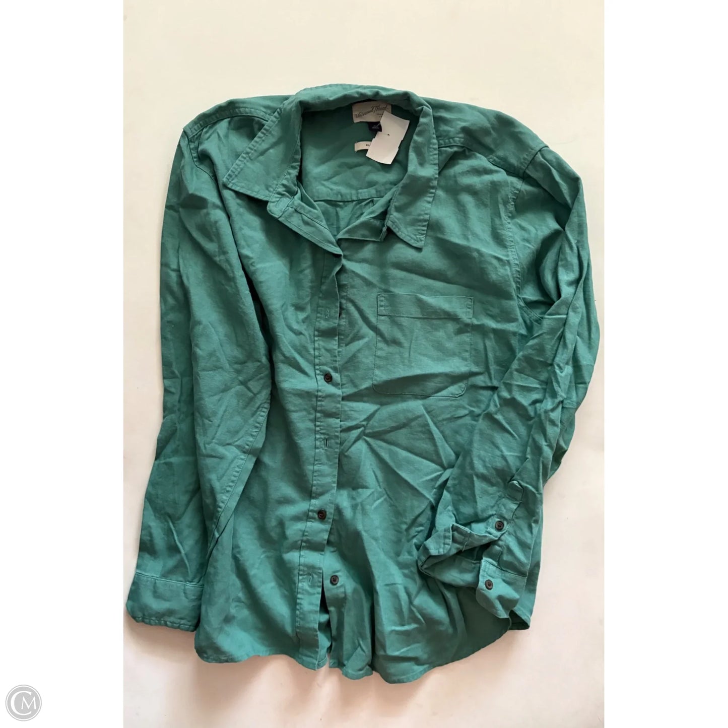 Top Long Sleeve By Universal Thread In Green, Size: Xl