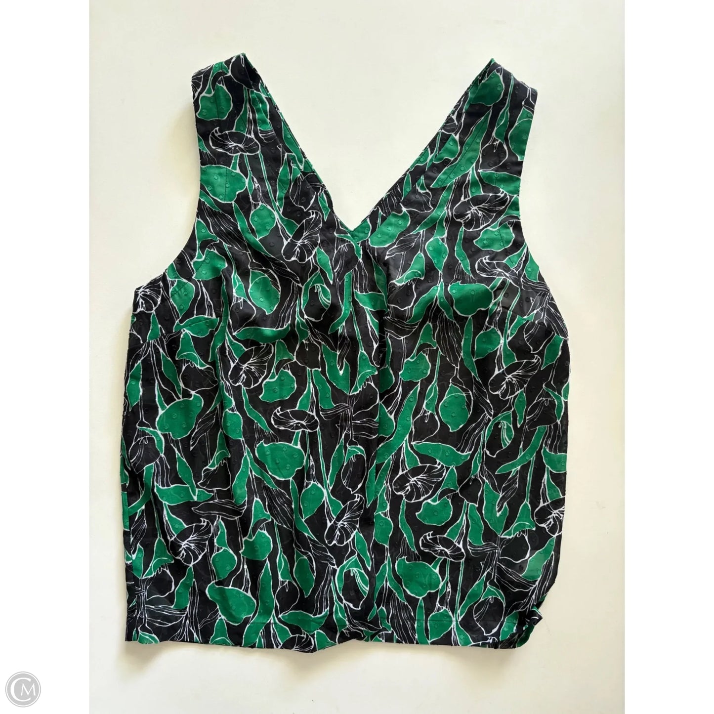 Tank Top By A New Day In Floral Print, Size: L