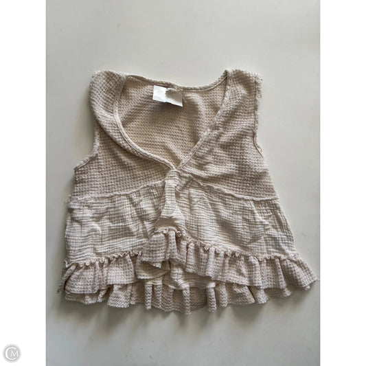 Tank Top By Pol In Cream, Size: S
