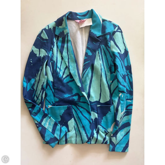 Blazer Designer By Lilly Pulitzer In Blue, Size: Xs