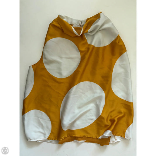 Blouse Sleeveless By Worthington In Polkadot Pattern, Size: Xl