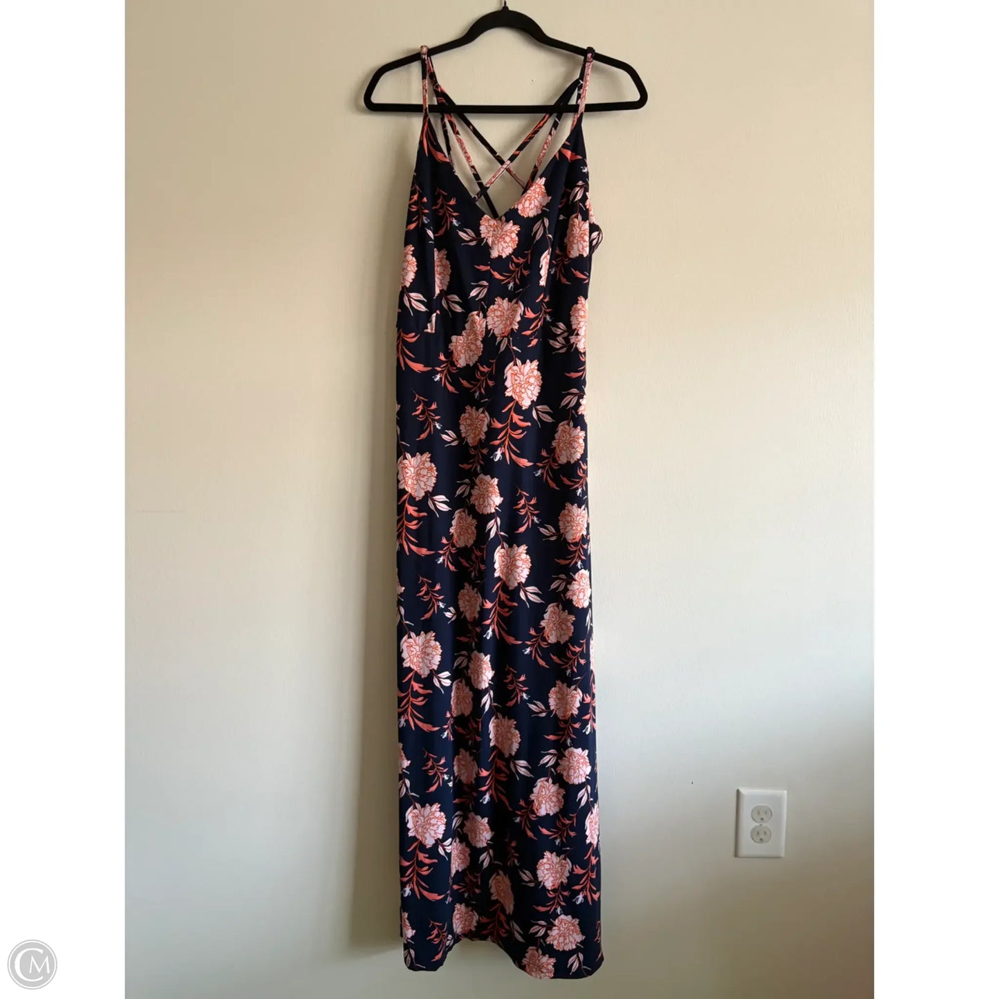 Dress Casual Maxi By Market & Spruce In Navy, Size: Xl