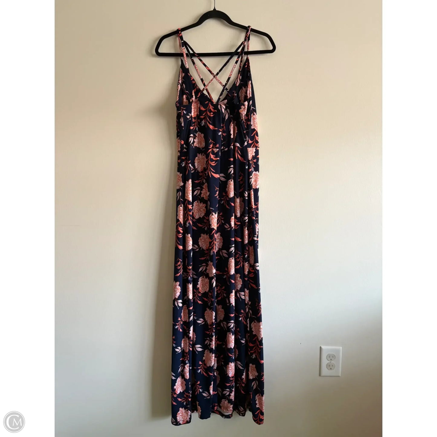 Dress Casual Maxi By Market & Spruce In Navy, Size: Xl