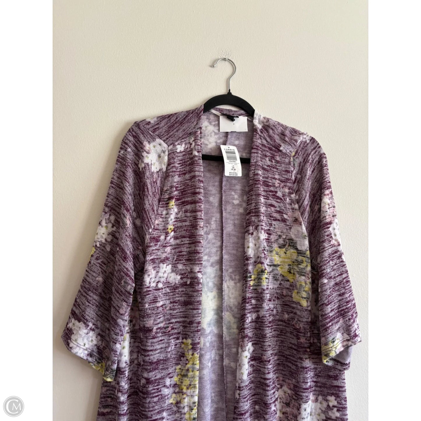 Kimono By Torrid In Purple, Size: 2x