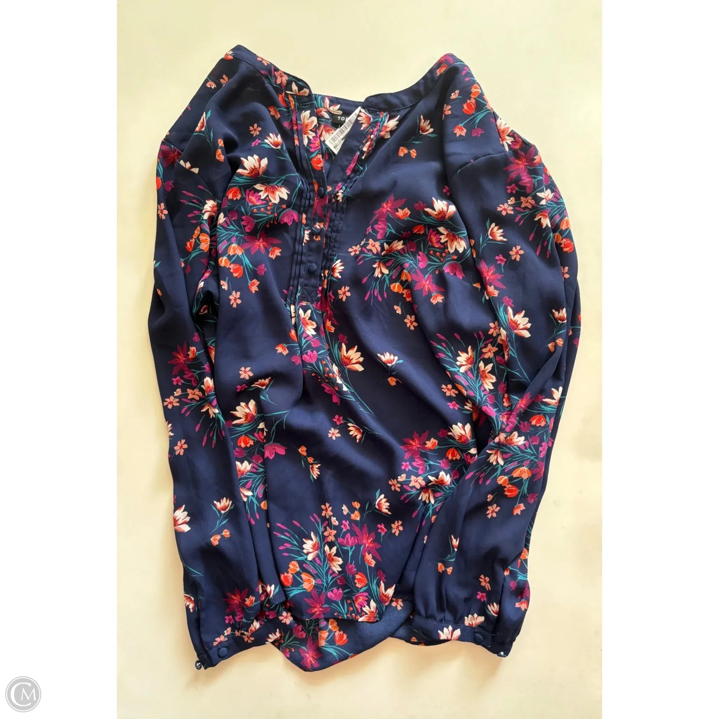 Blouse Long Sleeve By Torrid In Floral Print, Size: 3x